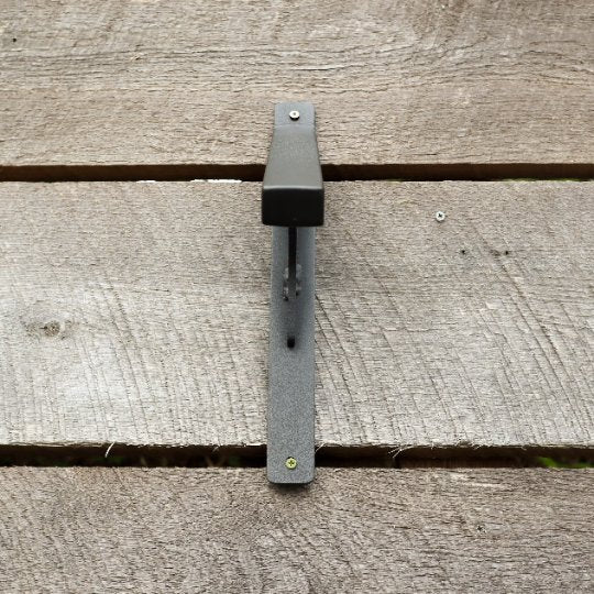 1 Step Handrail - Metal Grab Rail for One Stair - Rustic Farmhouse Stair Rail - Maker Table