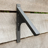 Thumbnail for 1 Step Handrail - Metal Grab Rail for One Stair - Rustic Farmhouse Stair Rail - Maker Table