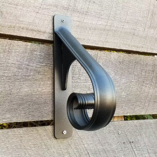 1 Step Handrail - Metal Grab Rail for One Stair - Victorian Stair Rail - Maker Table