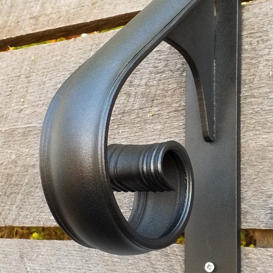 Outdoor step safety grab rail