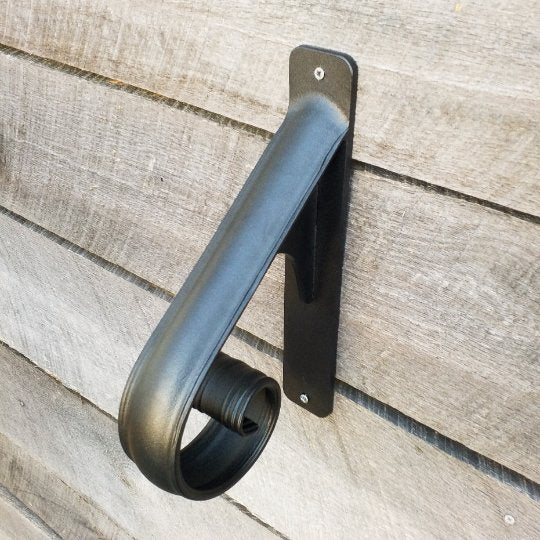 1 Step Handrail - Metal Grab Rail for One Stair - Victorian Stair Rail - Maker Table