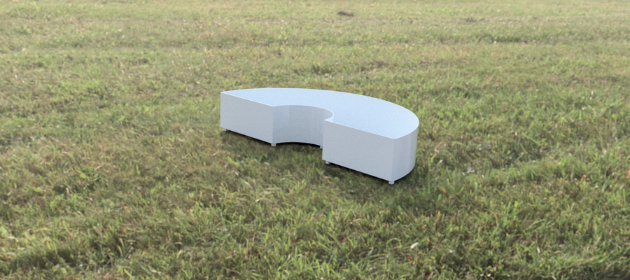 Custom Listing for Edward (Custom Semi-Circle Planter)