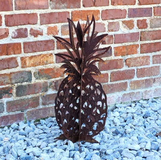 pineapple planter outdoor Pineapple Sculpture Outdoor Garden Decor