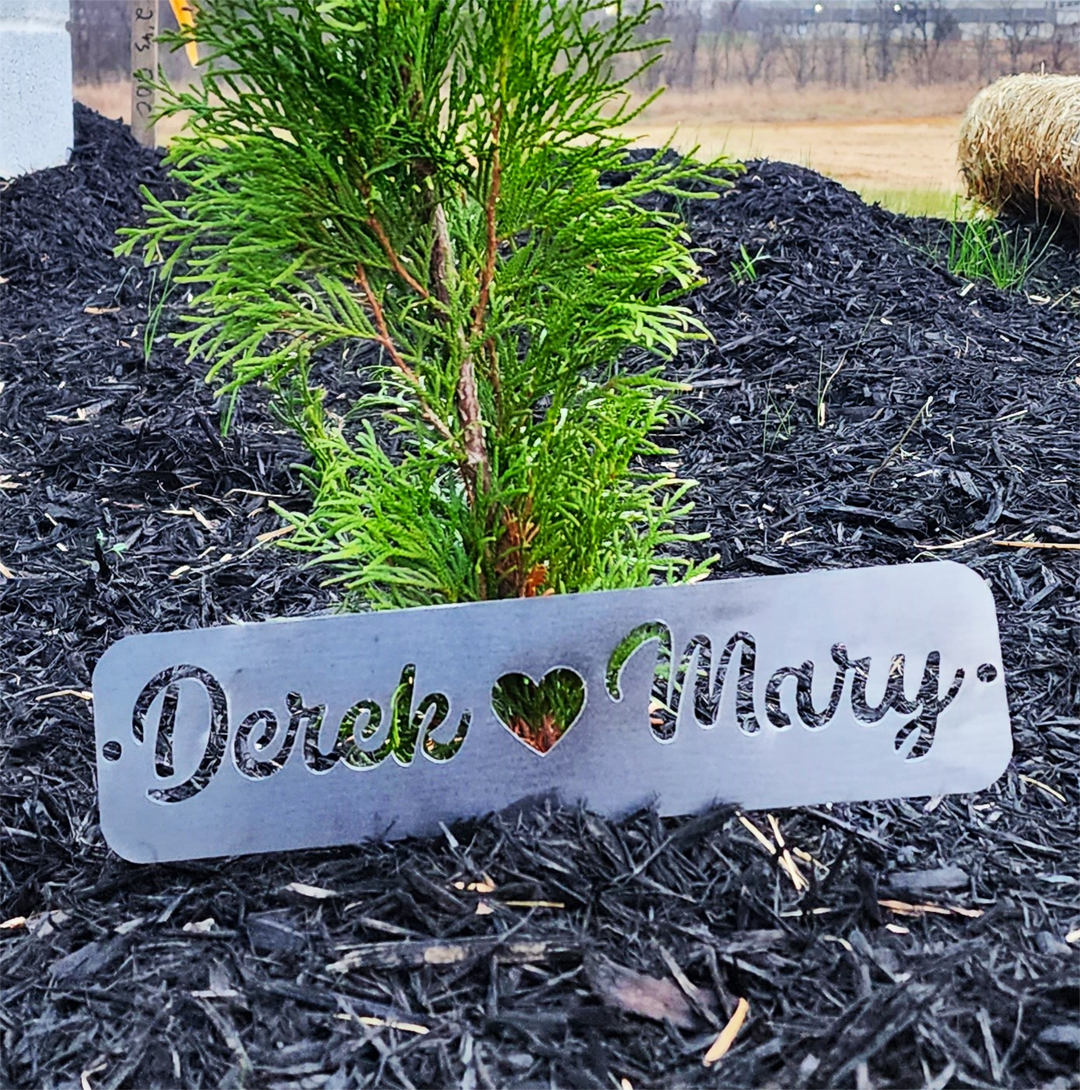 Custom Metal Name Sign - Wedding Sign