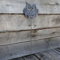 Thumbnail for Metal Owl Garden Stakes - Retro