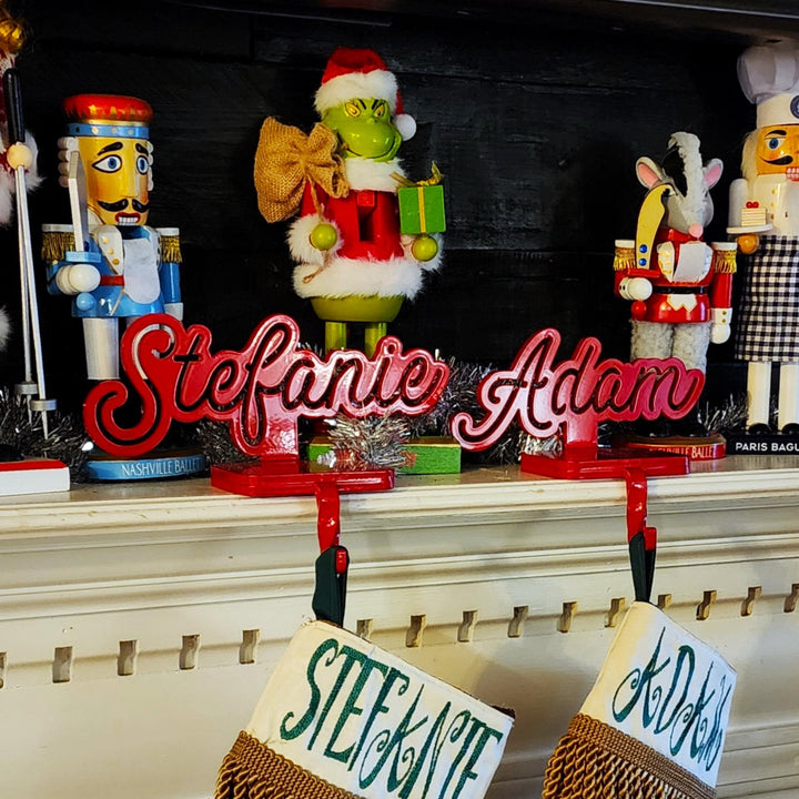 Personalized Home Decor - Christmas Stocking Holder