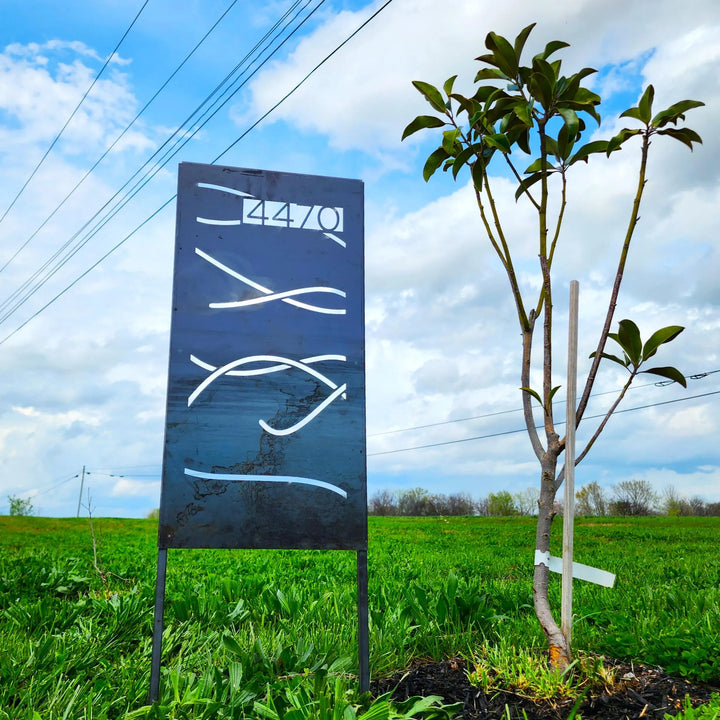 House Number Signs Privacy Screen