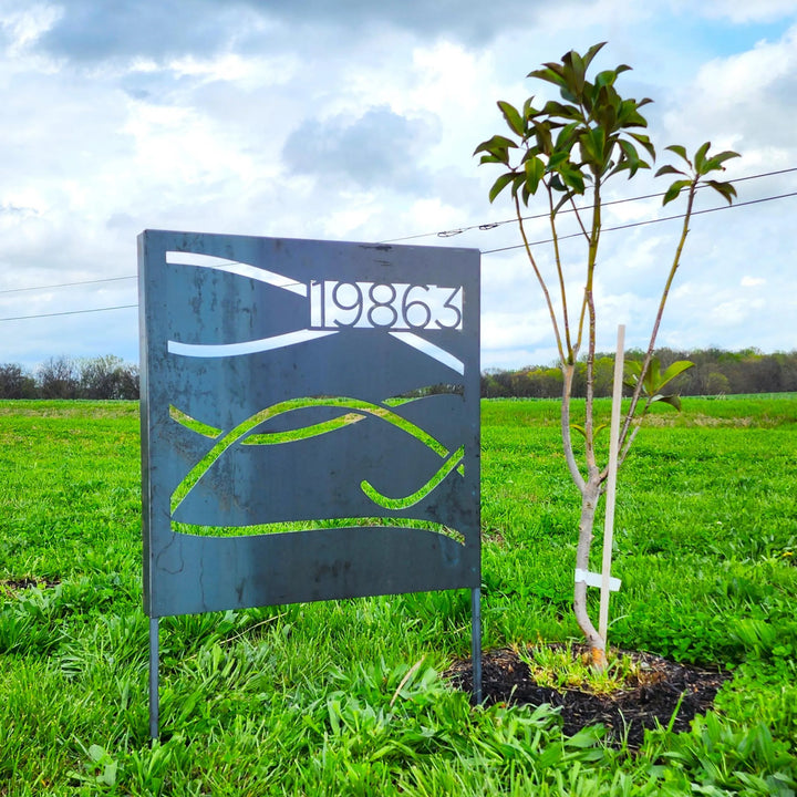 House Number Signs Privacy Screen