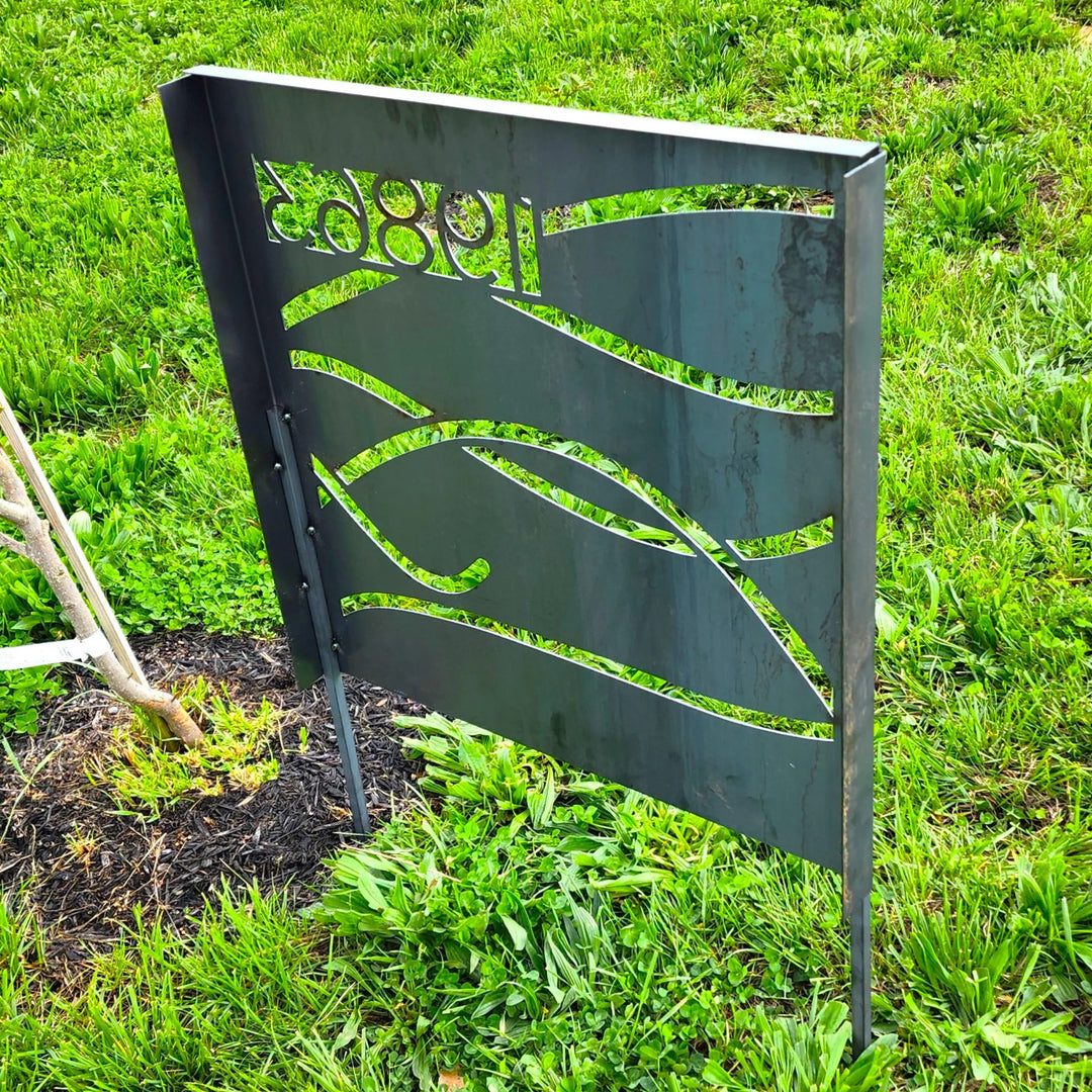 House Number Signs Privacy Screen