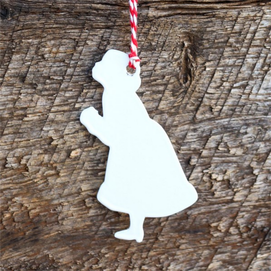 Mr. & Mrs. Claus Christmas Ornament - Holiday Stocking Stuffer Gift - Tree Home Decor