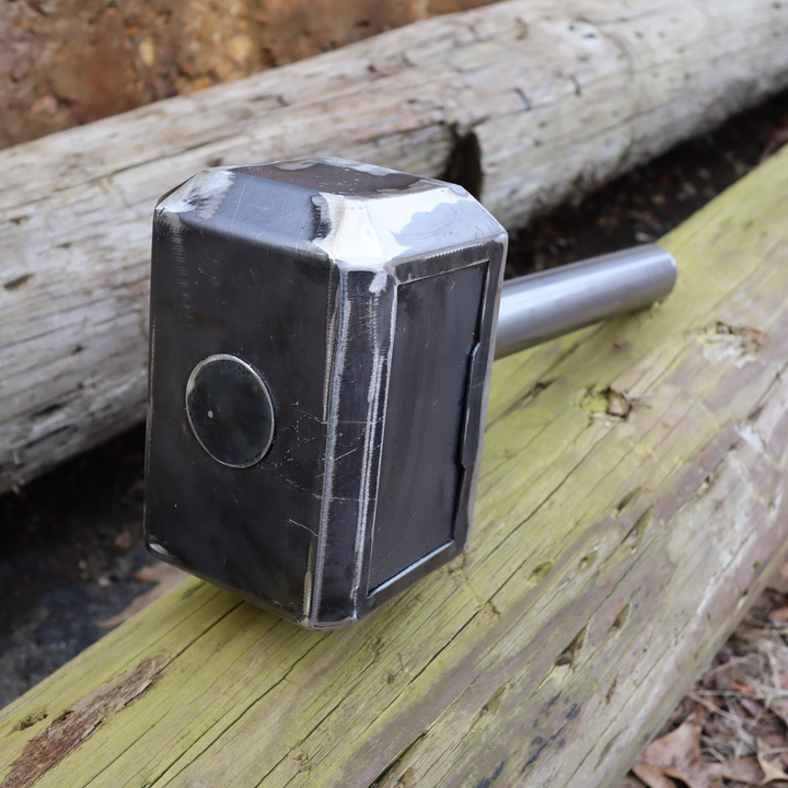 Mjölnir Thor Hammer – DIY Welding Kit or Assembled Display – Norse Steel Hammer Prop