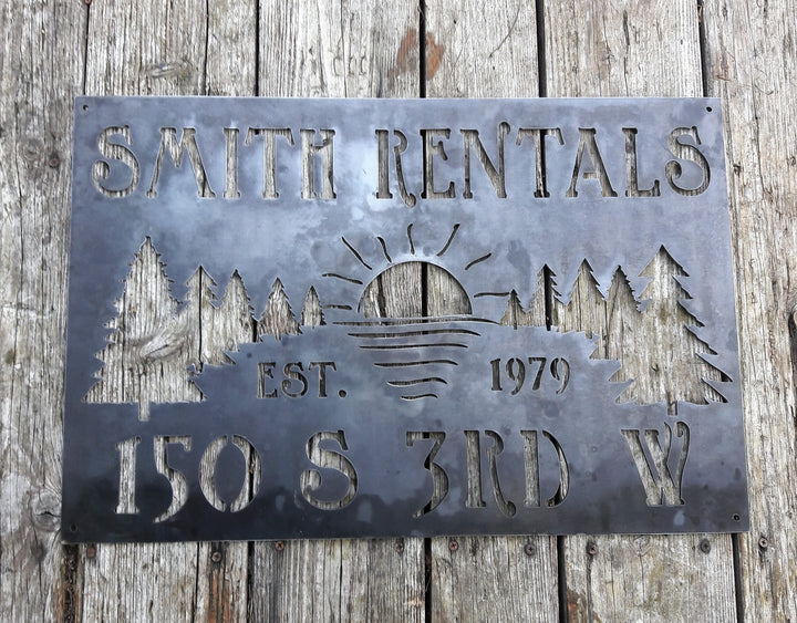 Custom Lake House Porch Signs