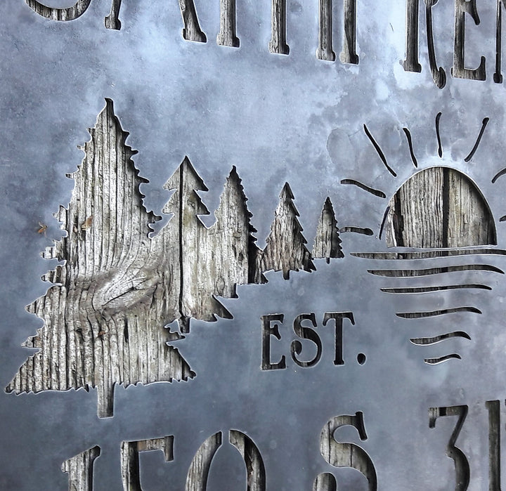 Custom Lake House Porch Signs