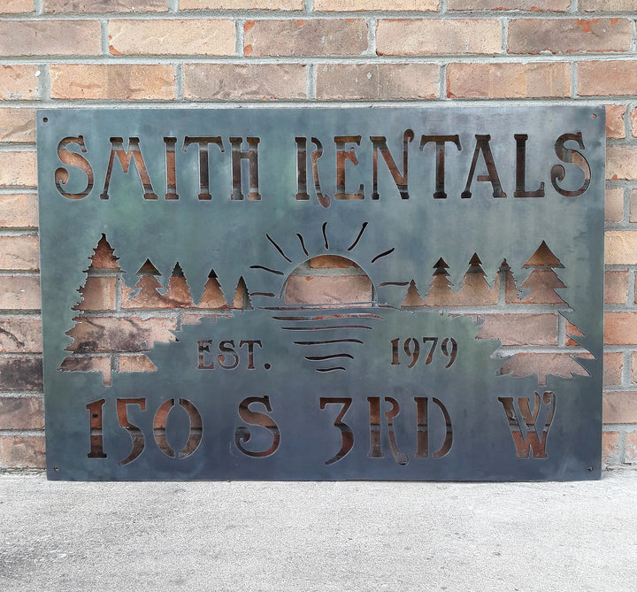 Custom Lake House Porch Signs