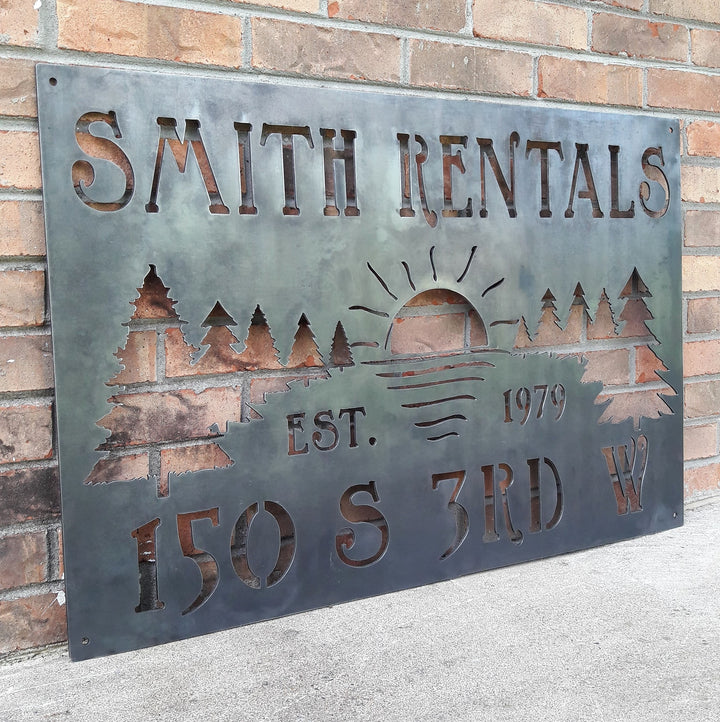 Custom Lake House Porch Signs