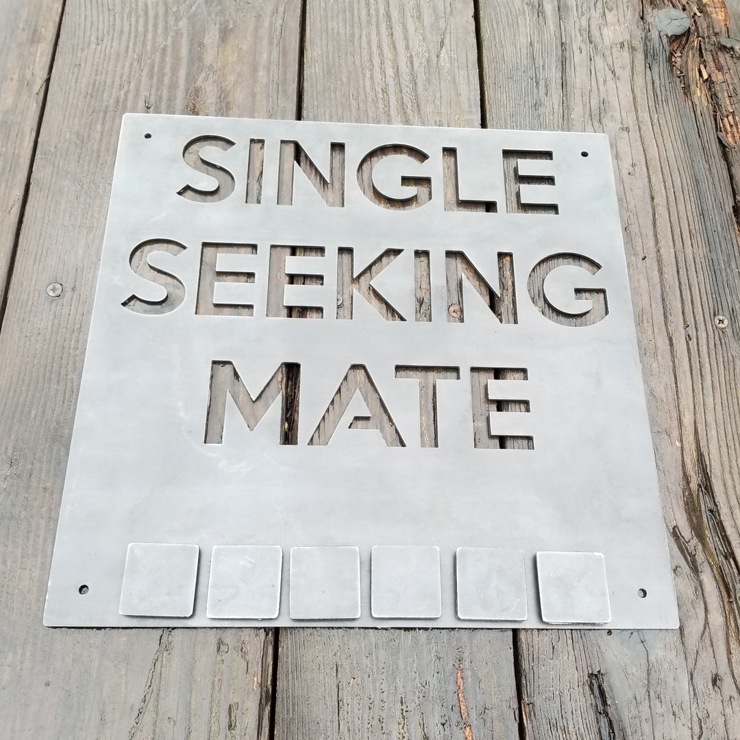 Magnetic Lost Sock Laundry Room Sign