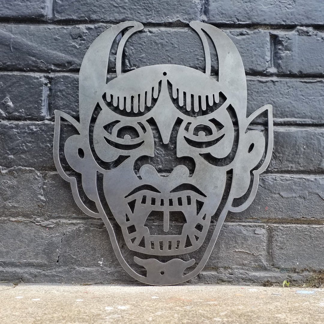 Demon Tattoo Man Cave Signs