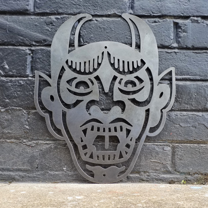 Demon Tattoo Man Cave Signs
