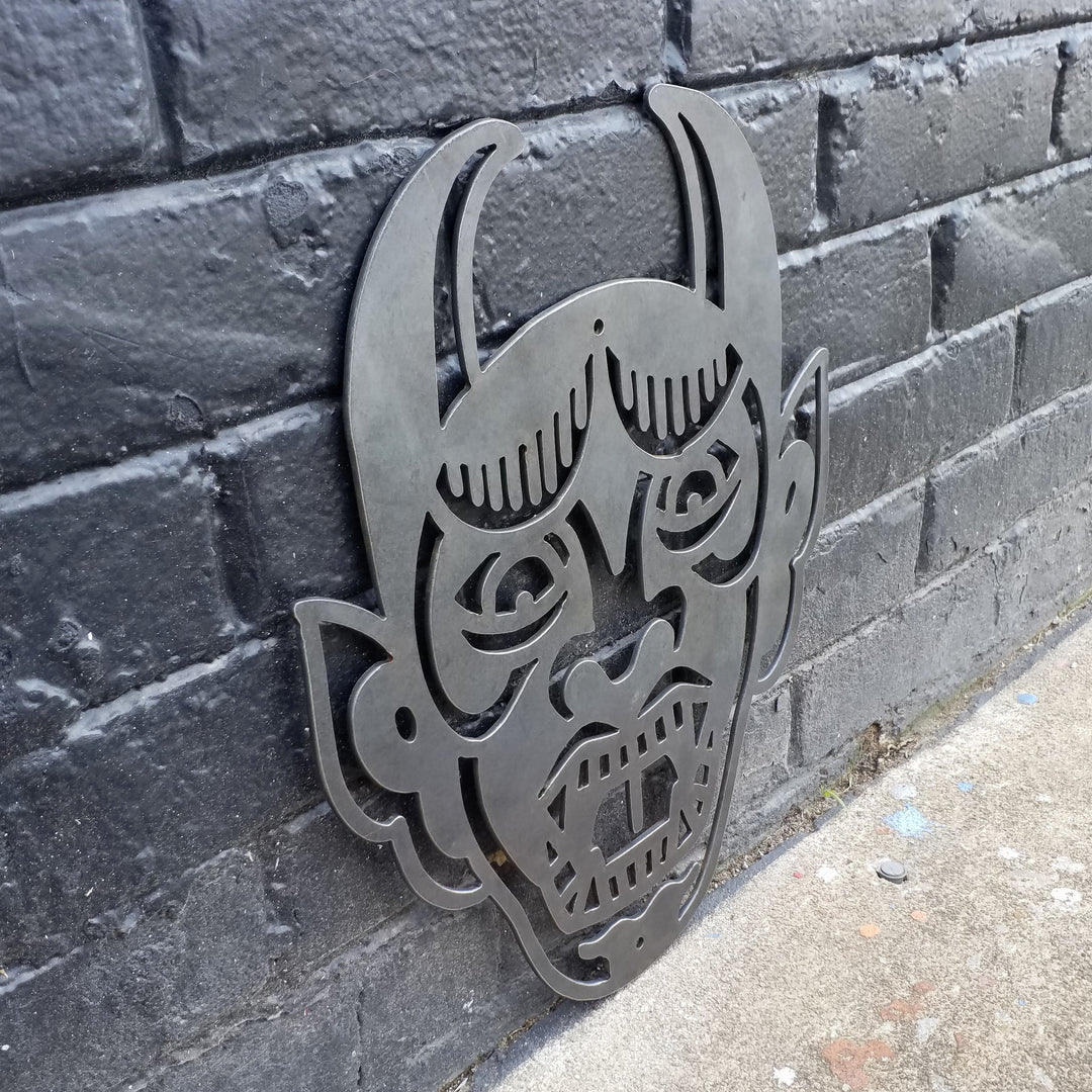 Demon Tattoo Man Cave Signs