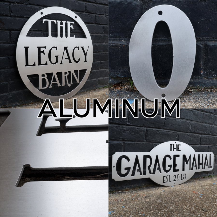 Scenic Alpine Round Sign - Custom Metal Sign, Personalized, Est. Sign, Wedding Gift