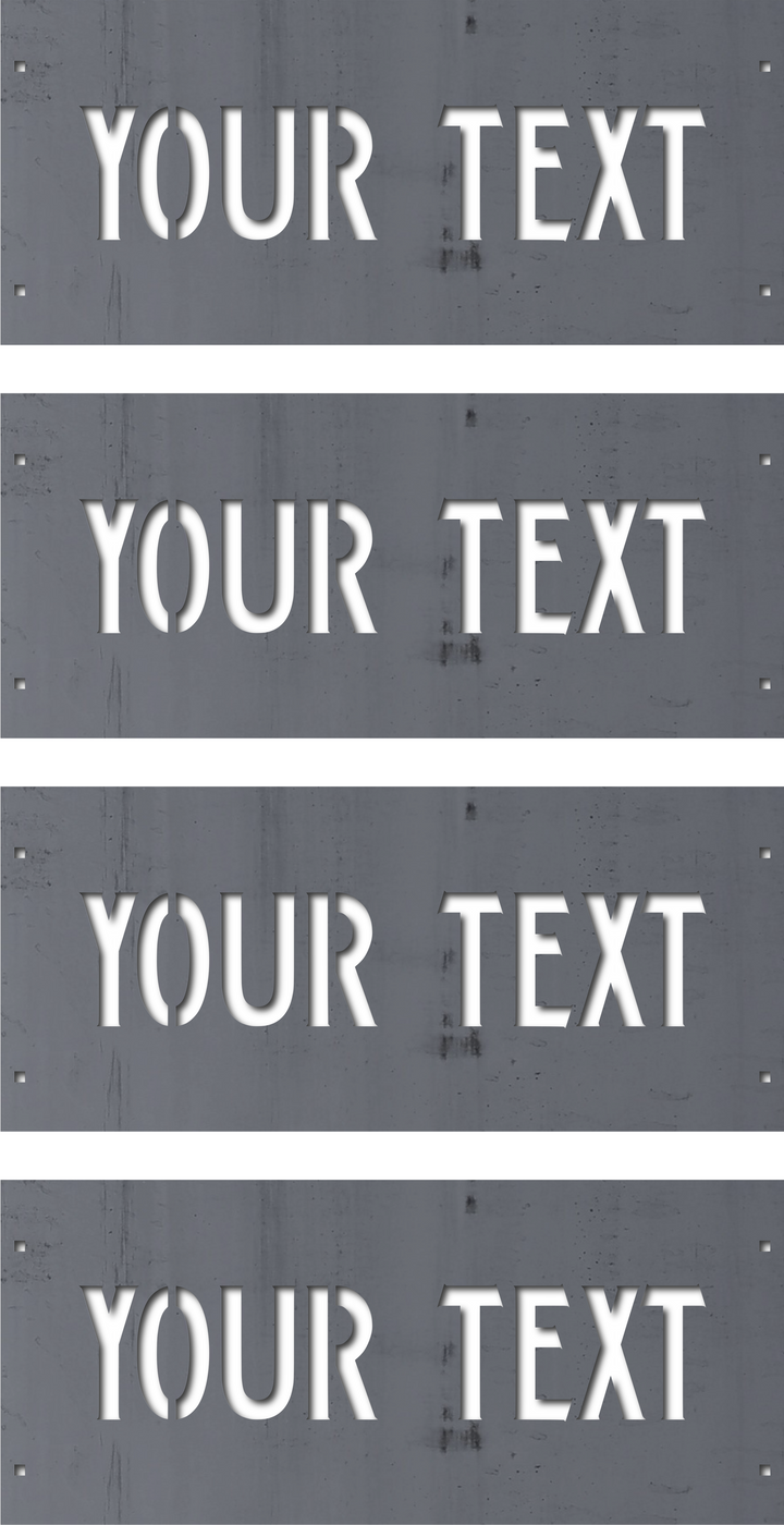 Custom Text Steel Fire Pit - Metal Outdoor Backyard Fire Ring, Personalized Home Patio Decor, Outdoor Garden Decor