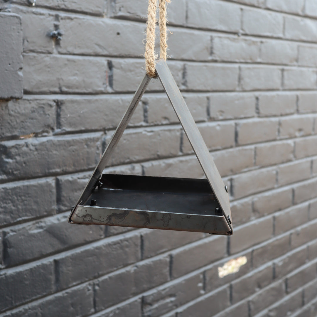 Triangle Hanging Bird Feeder - Outdoor Garden Decor
