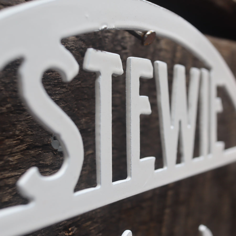 Chihuahua Personalized Metal Dog Sign - Metal Dog Sign - Custom Pet Name Sign