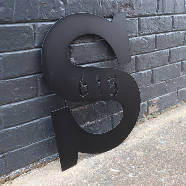 Personalized Monogram Address Signs