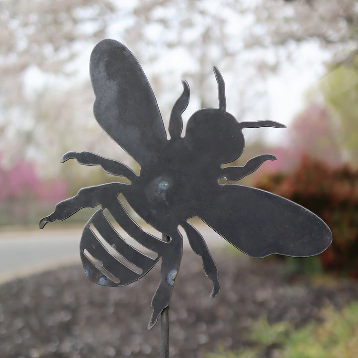 Metal Bee Garden Stake