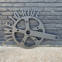 Thumbnail for Time to Ride! Bike Gear - Fitness Home Gym Sign - Work Out, Exercise, Biking Wall Art