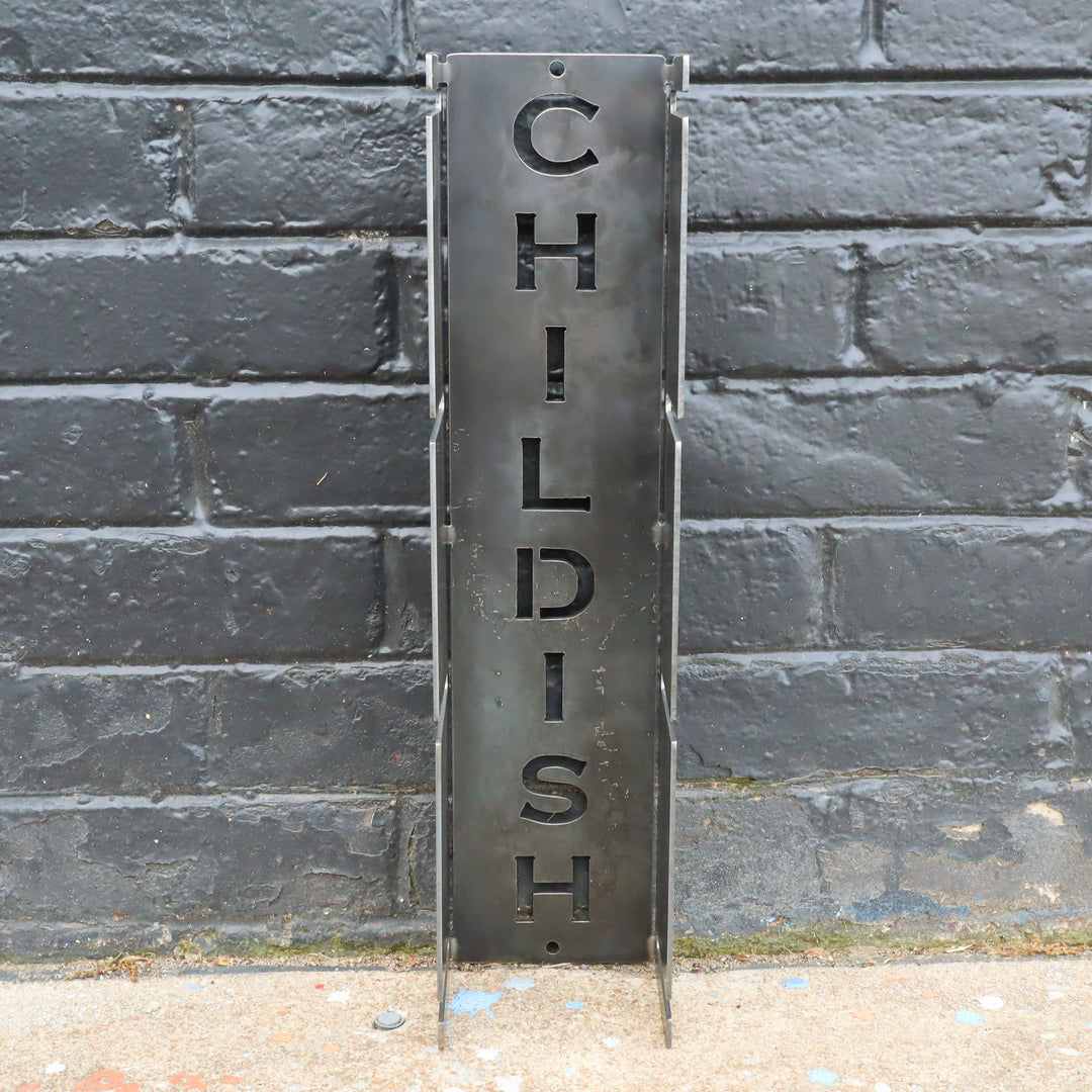 Back to School Personalized Hat Rack - Baseball Cap Holder - Custom Metal Stand - Maker Made School Supplies