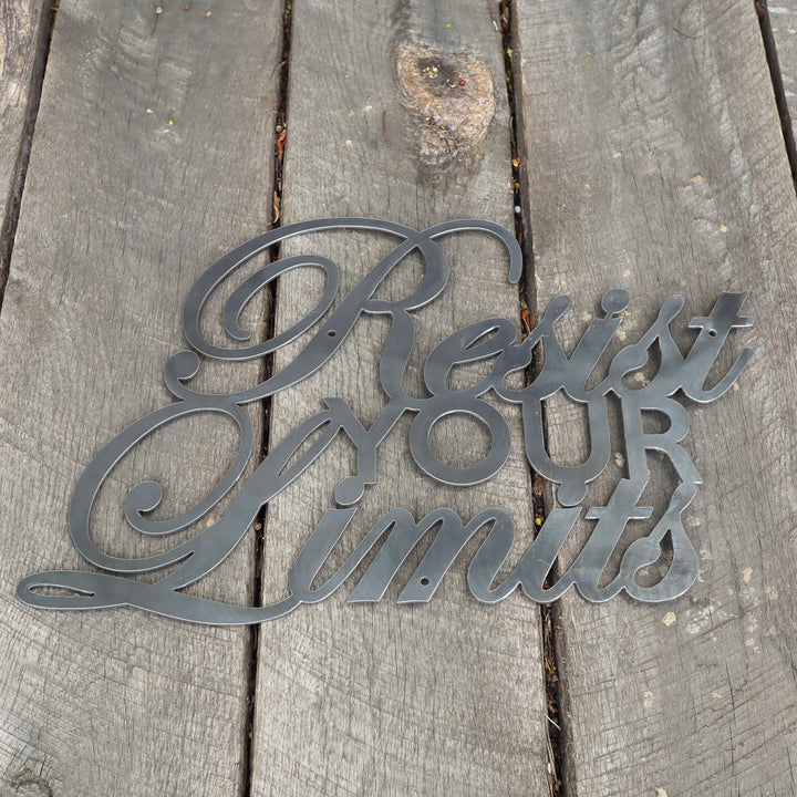 Resist Your Limits - Gym Signs