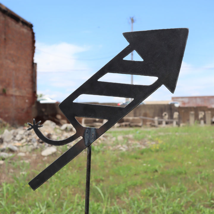 Metal Firework Garden Stakes