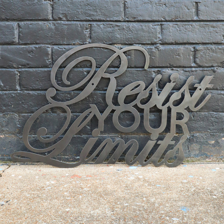 Resist Your Limits - Gym Signs