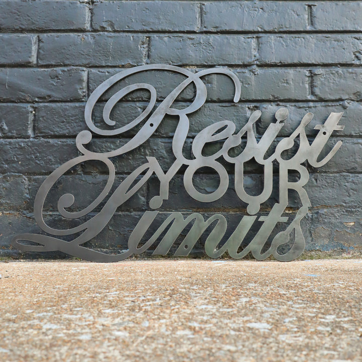Resist Your Limits - Gym Signs
