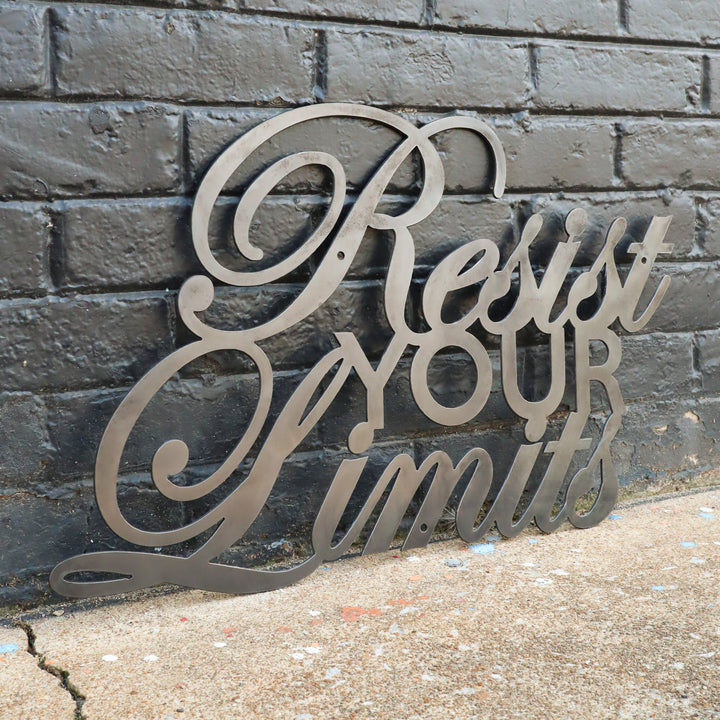 Resist Your Limits - Gym Signs