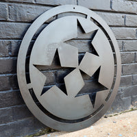 Thumbnail for Metal Tristar Made in Tennessee - Custom Size Tristar - Steel Tri Star Gift