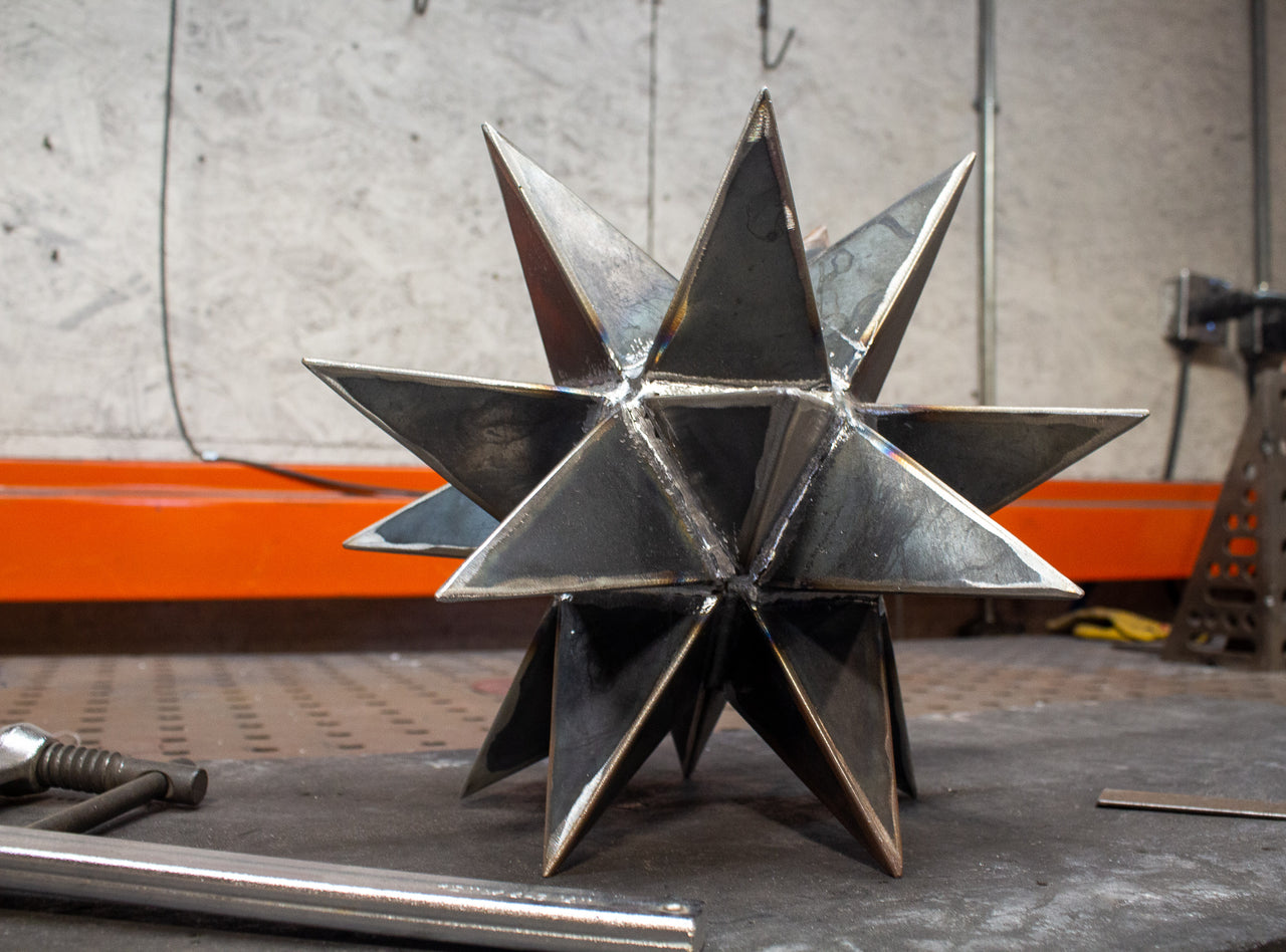The Great Stellated Hedron - DIY Weld Kit - Welding Project Kit - MIG or TIG Welding