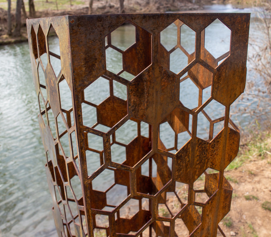Beehive Garden Columns - Garden Decor - Garden Statue - Well Cover - Landscape Light Cover
