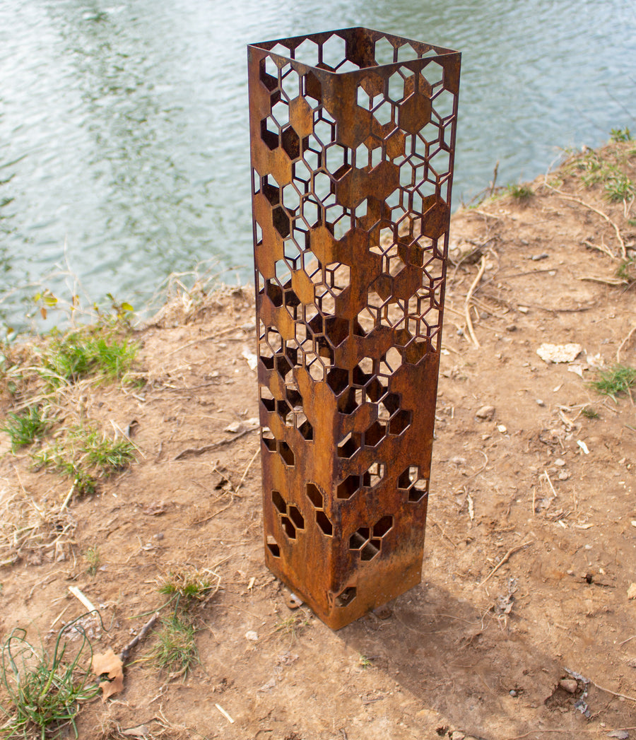 Beehive Garden Columns - Garden Decor - Garden Statue - Well Cover - Landscape Light Cover