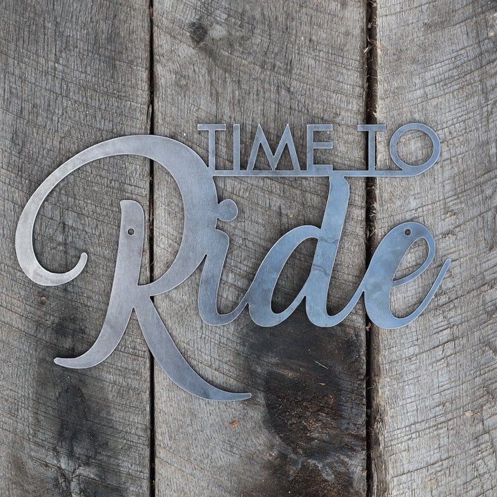 Time to Ride - Gym Signs