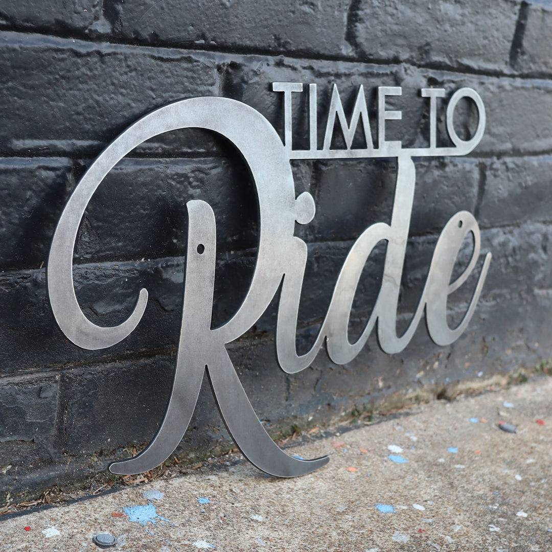 Time to Ride - Gym Signs