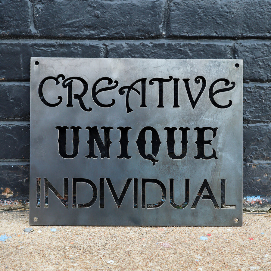 Creative Unique Individual - Baby Nursery Kids Decor - Dorm Room Wall Art