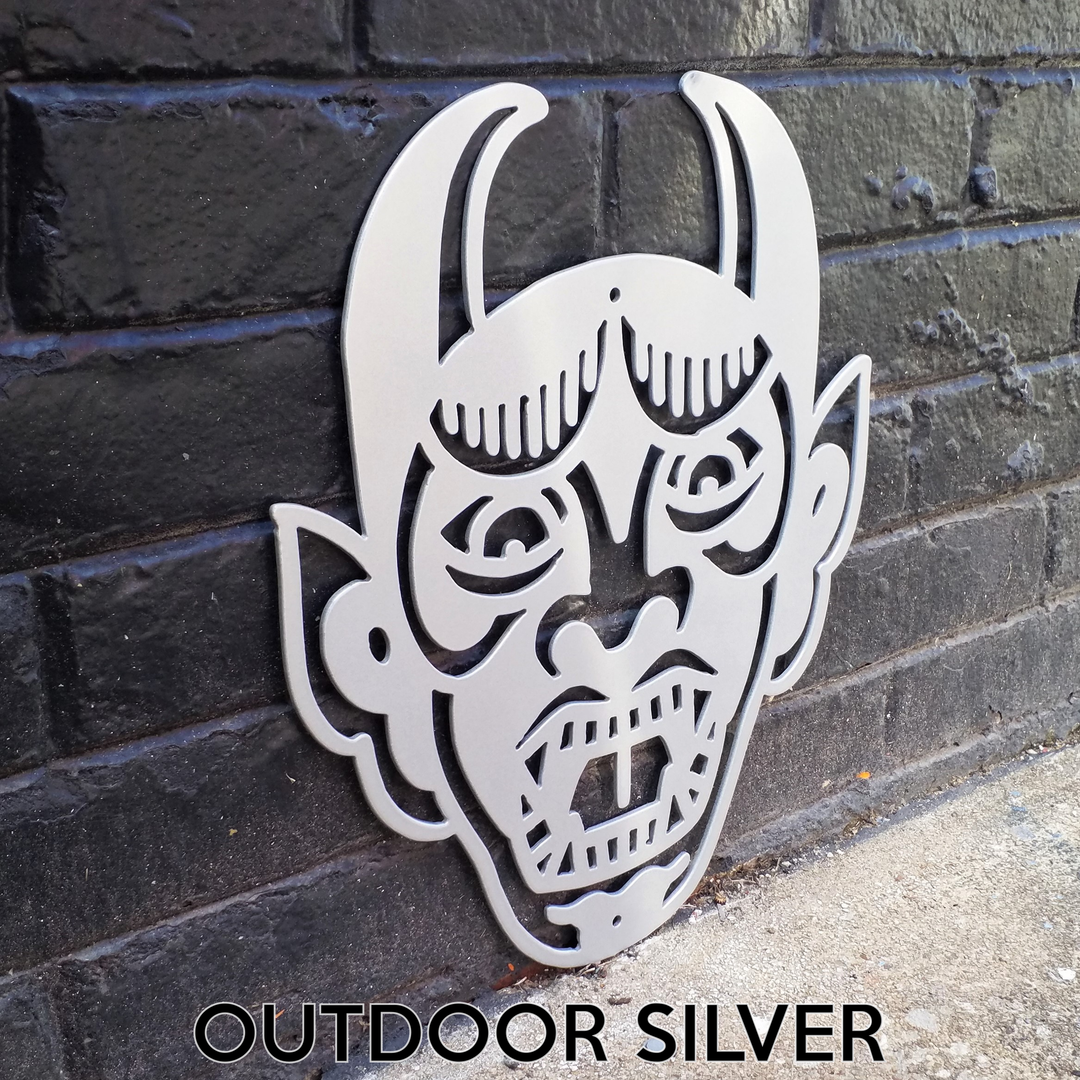 Demon Tattoo Man Cave Signs