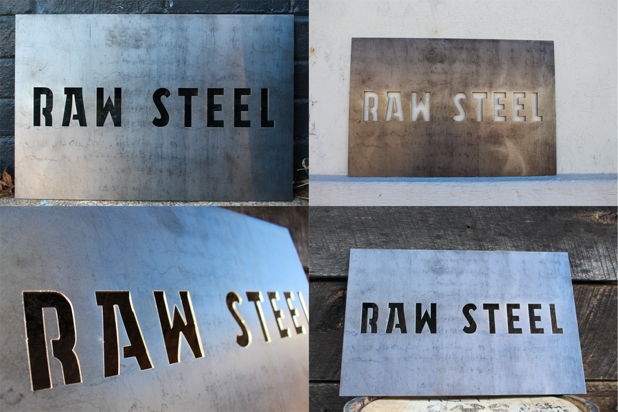 Custom Metal Cursive Last Name Wedding Signs