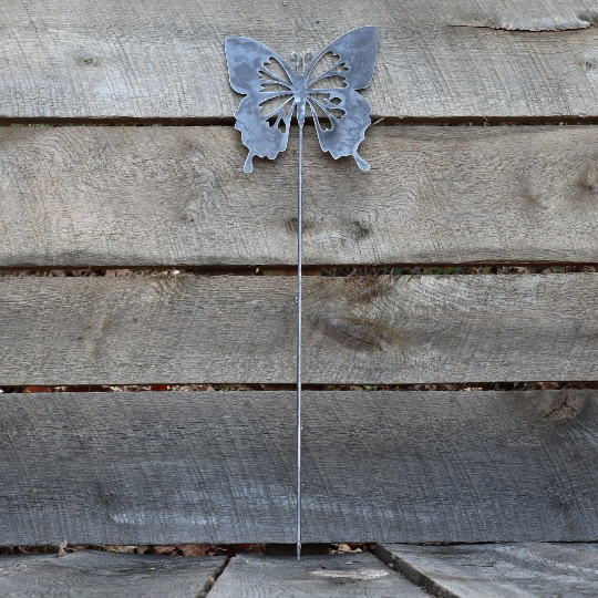 Metal Butterfly Garden Stakes