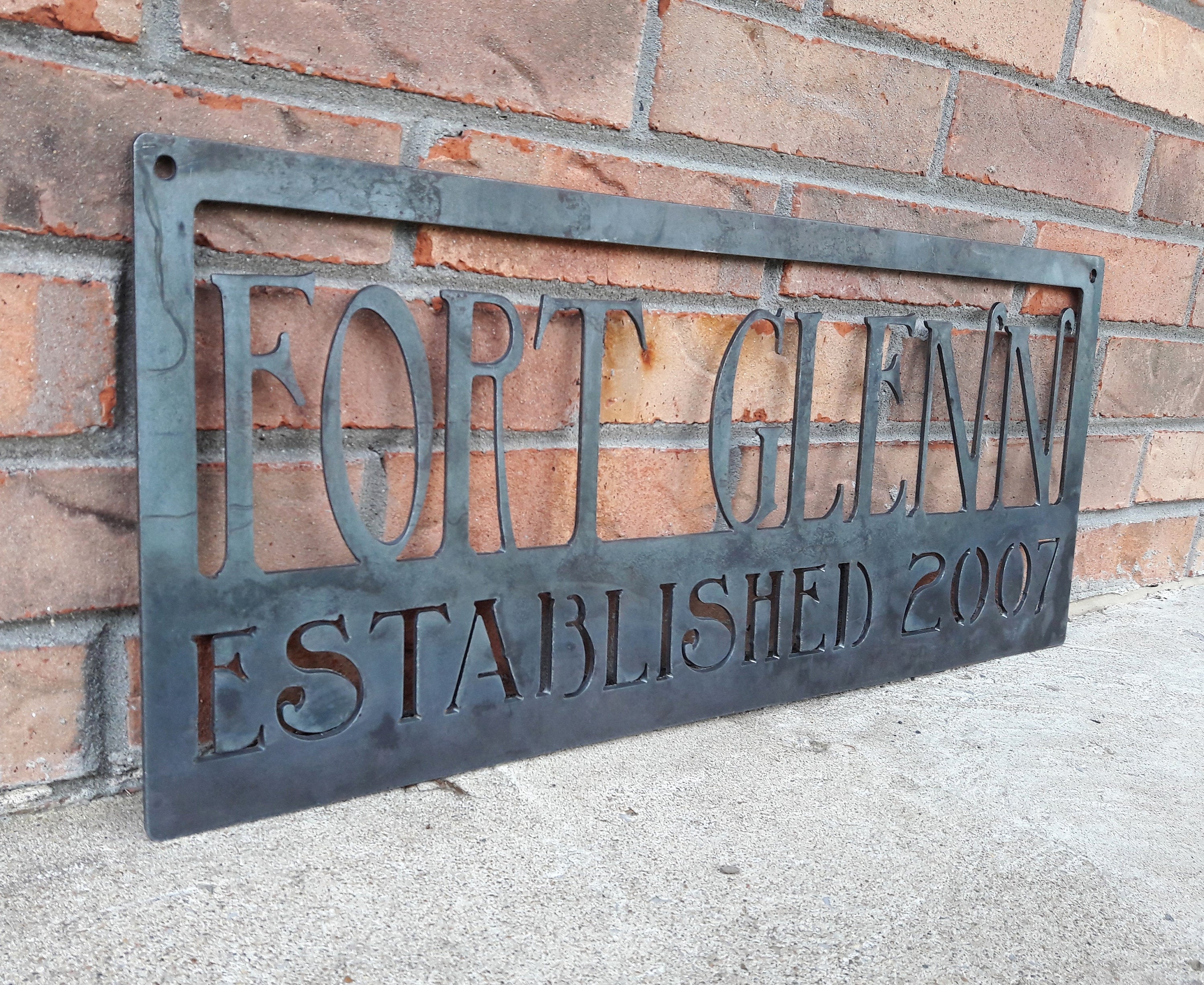 thumbnail image 2 of FREE BEER TOMORROW Cast Iron Door Plaque | Garden Sign, Ranch Wall Decor, Man Cave Gift 2 of 6