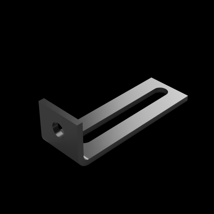 Maker Bent Sliding Stop - 2"x6" - UMT/GMT Attachment