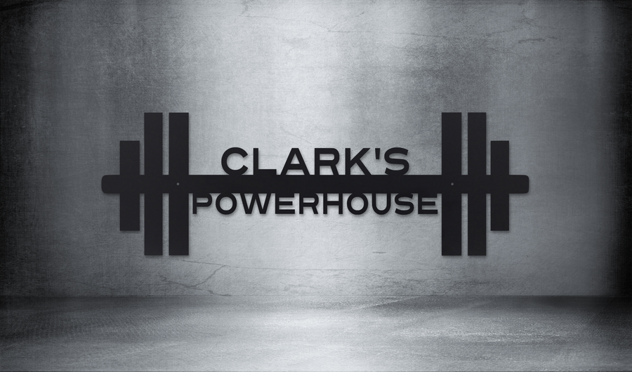 Custom Gym Sign - Personalized, Home Gym, Work Out, Stay Fit, Workout