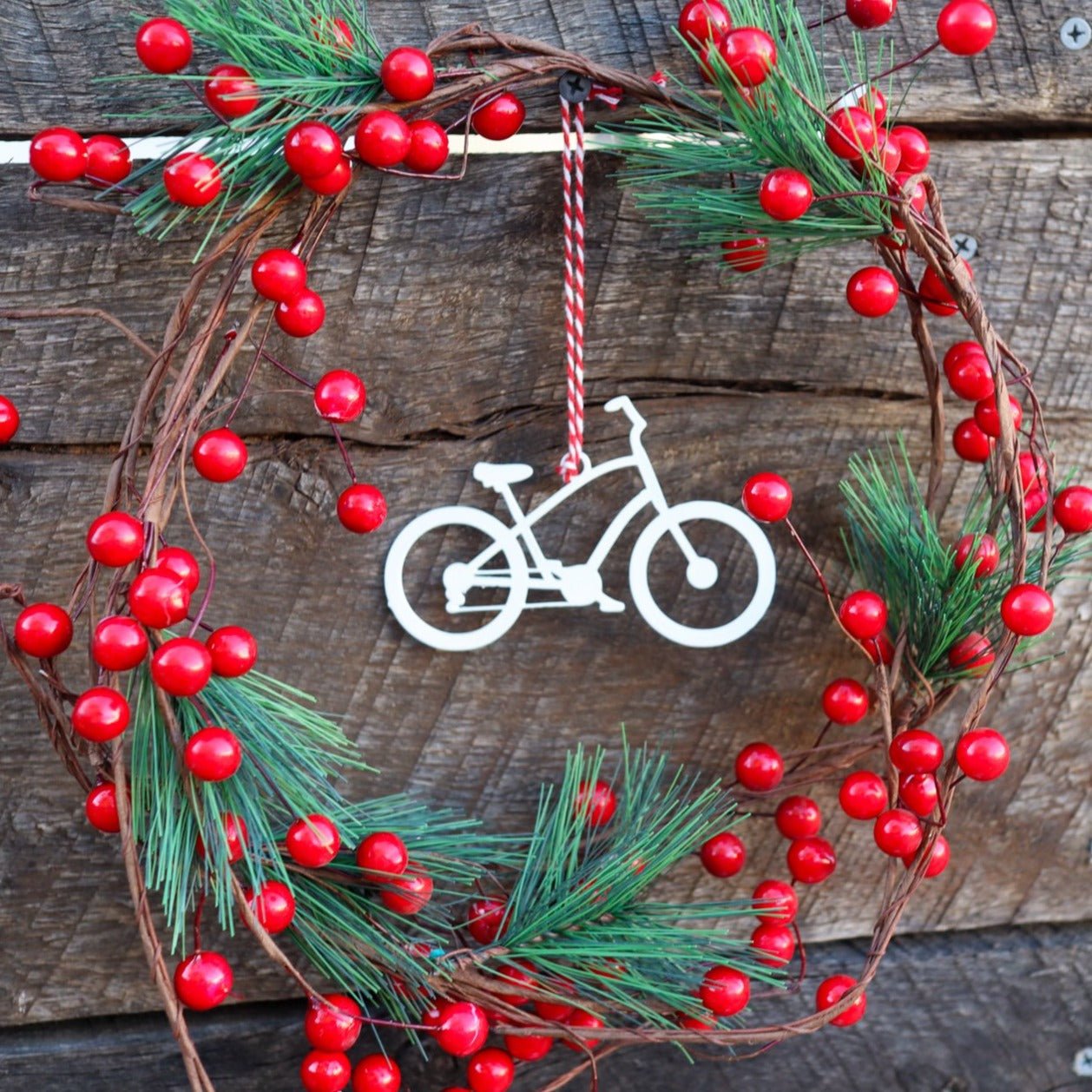 10-Speed Bicycle Christmas Ornament - Holiday Stocking Stuffer Gift - Tree Home Decor - Maker Table